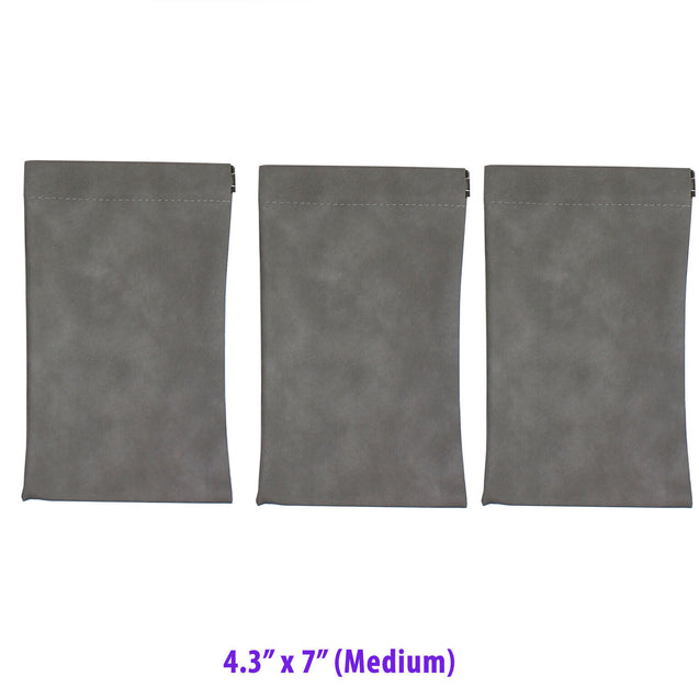3PCS Portable Makeup Bag Travel Storage Pouch Shrapnel for Headphone Jewelry
