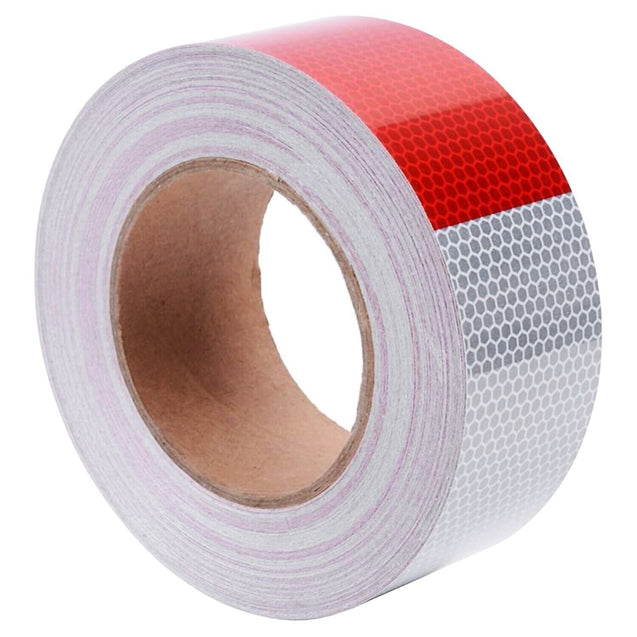 Conspicuity Tape DOT-C2 Approved Reflective Trailer Red White 2”x150’ -1 Roll