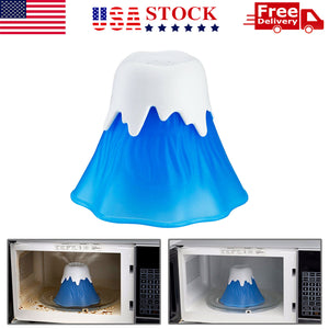 Volcano Erupt Microwave Oven Cleaner Steam Clean Kitchen Gadget Cleaning Tool