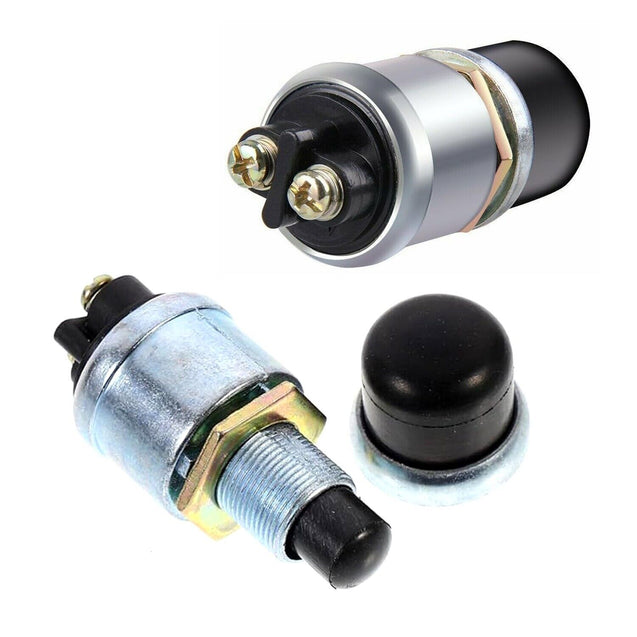 2 PCS 12 Volt DC Heavy-Duty Momentary Push-Button 50 Amp Starter Switch