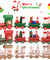 Christmas Wood Train Santa Claus Xmas Ornament Kids Toy Gift Festival Home Decor