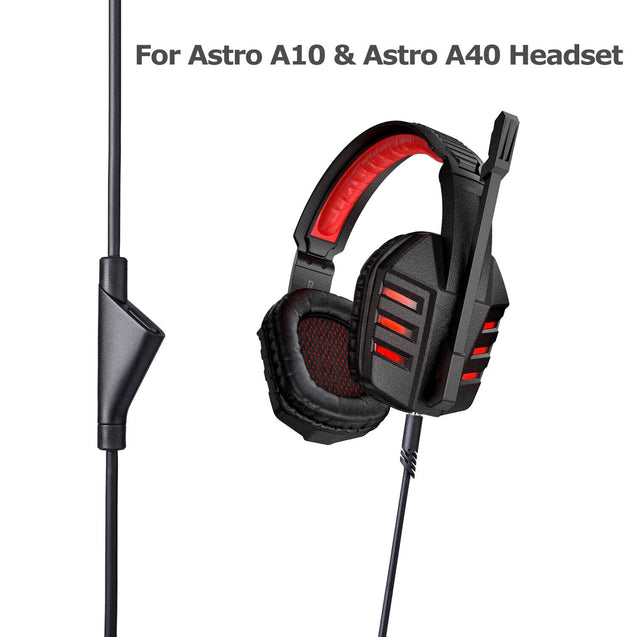 Replacement Audio Cable Cord Volume Control for Astro A10 A40 Gaming Headset 2M