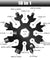 1/3pcs 18-in-1 Snowflake Multi-Tool Carbon Steel Multitool Screwdriver Opener