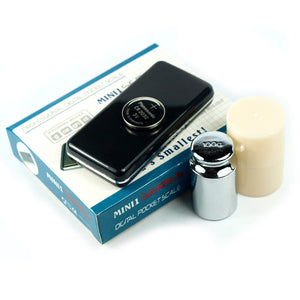 100g x 0.01g High Precision Ultra Mini Digital Pocket Scale +Calibration Weights