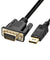 DisplayPort DP to VGA Cable Gold Plated 6 Feet Cord 1080p For Lenovo Dell HP