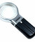 3X Illuminated Magnifier 3" Lighted Magnifying Glass LED Folding Stand