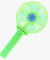 Portable Rechargeable Fan Mini Handy Fan Pocket Size Air Cooler USB w/ Battery