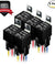 5 Pack 12V 30/40 Amp 5-Pin SPDT Automotive Relay w/ Wires & Harness Socket Set
