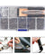 Screw Nut Nose Pad Optical Repair Tool Assorted Kit Set For Eyeglass Sunglasses