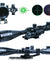 6-24x50 Rifle Scope Lighted Mil-dot w/ Green Laser Sight & PEPR Picatinny Mount