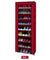 Portable Shoe Rack 9 Shelf Storage Closet Home Organizer Cabinet with Cover