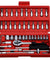 46pcs 1/4 Ratchet Wrench Combination Package Socket Tool Set Auto Car Repairing