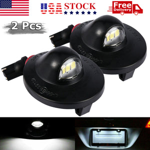 2 PCS LED License Plate Light Assembly Replacement For Ford F150 F250 F350
