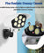 Solar Motion Sensor Light LED Security Wall Street Yard Outdoor Lamp Fake Camera