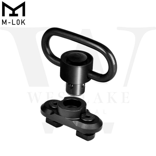 2 PCS M-LOK Heavy Duty QD Sling Swivel Adapter Mount for M-LOK Handguard