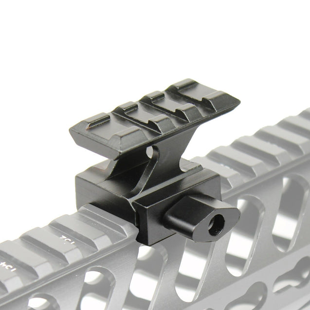 2 PCS Lockdown Picatinny Riser High Profile Red Dot Picatinny Mount 3 Slot