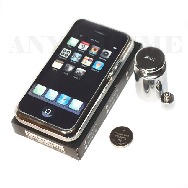 200g x 0.01g IPS-200 Precision Digital Pocket Scale w/ Calibration Weights .01g