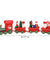 Christmas Wood Train Santa Claus Xmas Ornament Kids Toy Gift Festival Home Decor