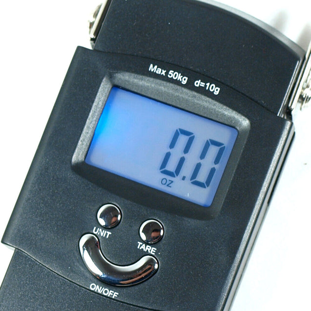 Digital Hanging Scale 50KG 110lbs x 0.02lb Travel Luggage Scale Fishing Scale