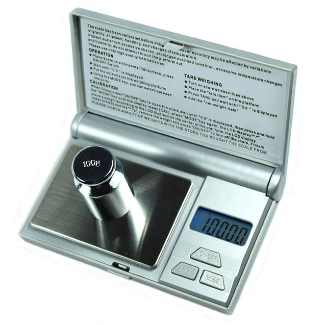 100g x 0.01g Digital Pocket Scale 0.01g Jewelry Scale Silver