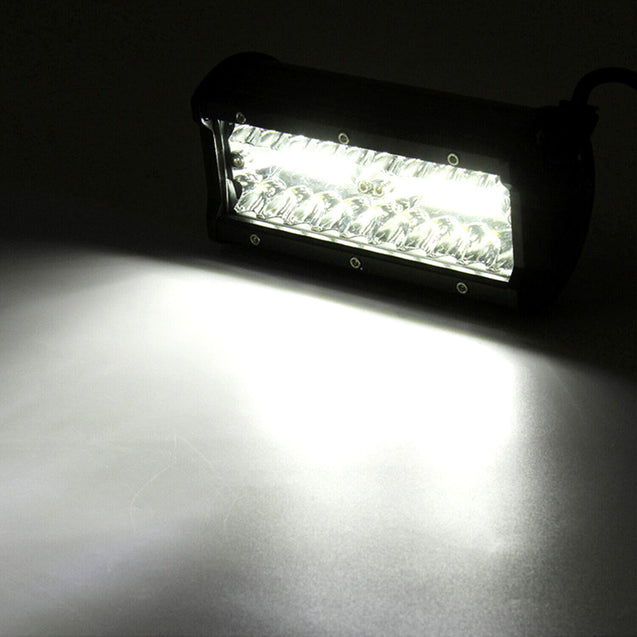2x 7inch 800W LED Work Light Bar Flood Spot Combo Fog Lamp Offroad Driving Truck