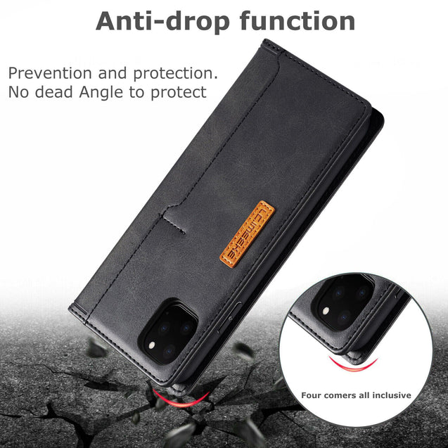 Synthetic Leather Wallet Magnetic Cover Card Case For iPhone 12 Mini 11 PRO MAX 