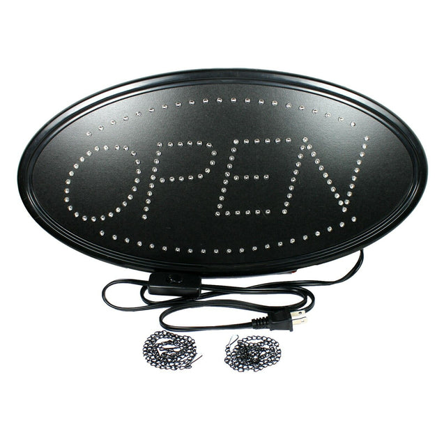 Animated Motion Running LED Business OPEN Sign +On/Off Switch / Bright Light
