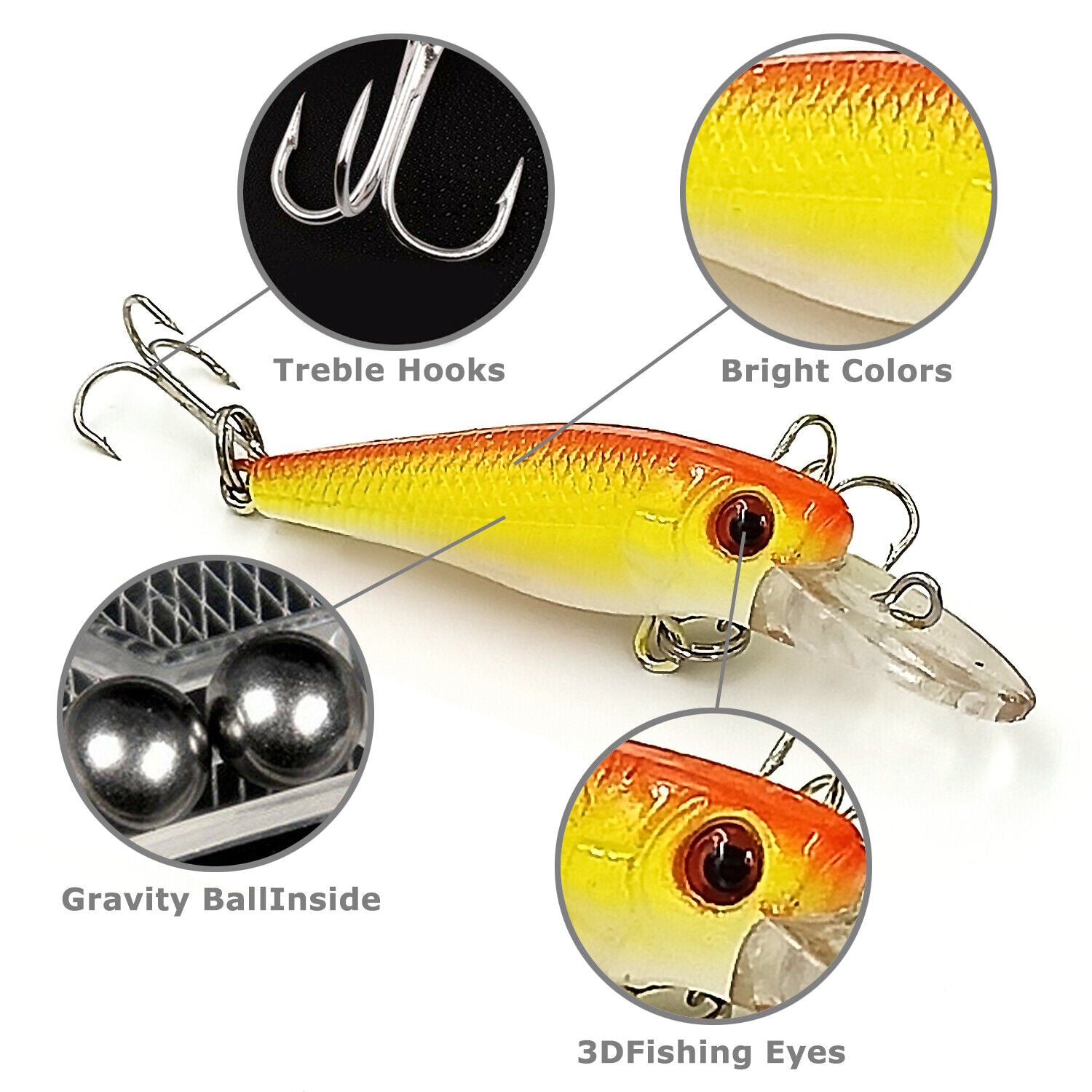30PCS Kinds of Fishing Lures Crankbaits Hooks Minnow Baits Bass Tackle 30PCS Kinds of Fishing Lures Crankbaits Hooks Minnow Baits Bass Tackle