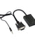 VGA To HDMI Output 1080P HD+ Audio TV AV HDTV Video Cable Converter Adapter