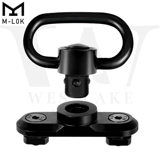 2 PCS M-LOK Heavy Duty QD Sling Swivel Adapter Mount for M-LOK Handguard