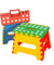 7" Collapsible Folding Plastic Kitchen Step Foot Stool w/ Handle -  Kids