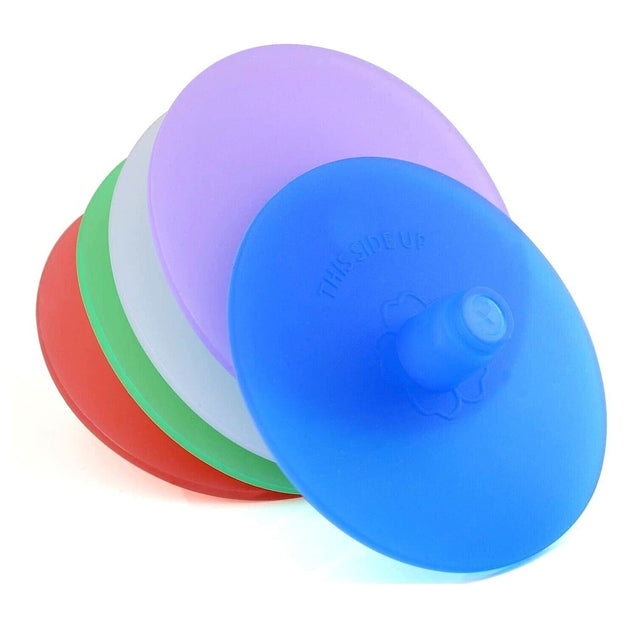 5PCS Silicone Fermenting Lid Waterless Airlock Mold Free Auto Vent for Mason Jar