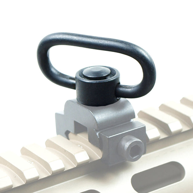 Push Button Quick Detach Sling Swivel Adapter Attachment Point - Heavy Duty