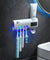 UV Light Sterilizer Toothbrush Holder Cleaner and Automatic Toothpaste Dispenser