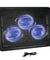 USB Cooler Laptop Cooling Pad 3 Fan Stand Quiet LED Light Radiator 15" -17" Slim