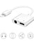 2PCS Dual 3.5mm Headphone & Charger 2 in 1 Adapter for iPhone 13 12 11 X MAX 8 7