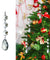 30 pcs Christmas Drops Ornaments Festival Party Xmas Tree Hanging Decorations
