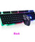 Computer Desktop Gaming Keyboard and Mouse Mechanical Feel LED Light Backlit