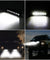8 INCH Slim LED Light Bar Spot Beam Fog Snow Lamp for Truck 4WD UTV SUV ATV