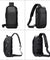 Anti Theft Sling Bag Waterproof Chest Bag Crossbody Backpack w/ USB Charge Port
