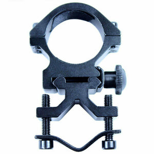 1" Scope Ring Picatinny Weaver Rail Laser Flashlight Mount with Barrel Adapter