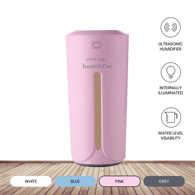 Portable USB Mini Ultrasonic Color Change Humidifier Air Diffuser Mist Purifier
