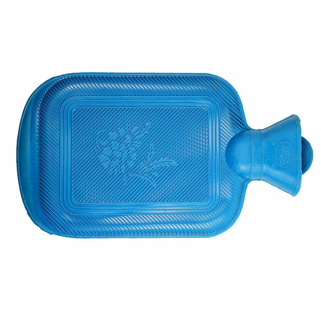 Hot Water Bottle Rubber Bag Warm Relaxing Heat Cold Therapy