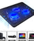 USB Cooler Laptop Cooling Pad 3 Fan Stand Quiet LED Light Radiator 15" -17" Slim