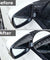 Black Rear View Side Mirror Rain Board Eyebrow Guard Sun Visor Car Accessories S
