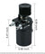 Oil Catch Reservoir Breather Can Tank +Filter Kit Cylinder Aluminum Engine Black