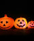 Pumpkin Lantern with Light Handheld Handle Durable Halloween Trick or Treating 