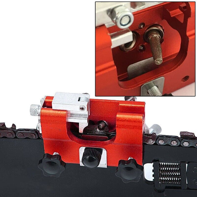 Portable Chainsaw Sharpening Jig Sharpener Kit for 12-20" Chainsaw &Electric Saw