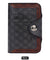 Mens Men's S4 Retro Leather Vertical Section Credit Card Holder Wallet with Hasp