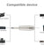 3Pin XLR Female to 1/4" 6.35mm Mono Male Plug Audio Cable Mic Adapter 4 Pack